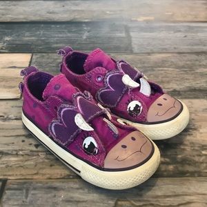 Purple Triceratops Converse
